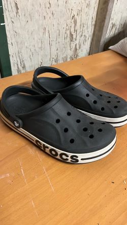 Crocs Bayaband Clogs Black and White