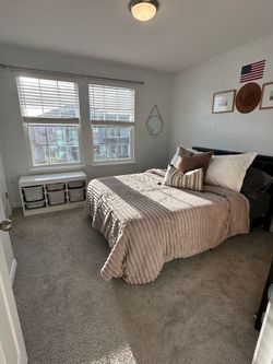 Queen bed/bedframe