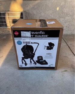 Evenflo DualRide Shyft Infant Car Seat & Stroller - Beaufort Black