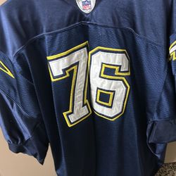 WILLIAMS CHARGERS AUTHENTIC JERSEY #76