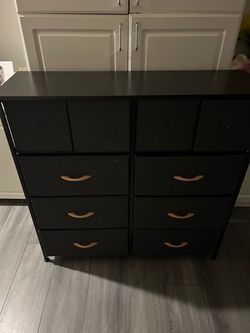 black dresser