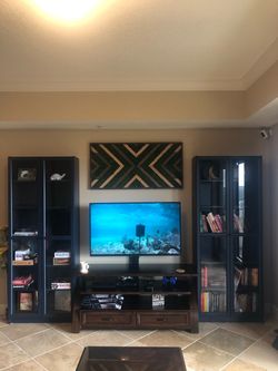 TV Stand / Entertainment Center with TV Mount