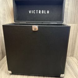 Victrola Innovative Technology  Vintage Vinyl Record Storage Carrying Case