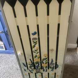 Cute!! Picket Fence Cabinet  Unique 