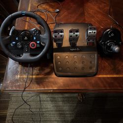 Logitech g29 steering wheel plus shifter