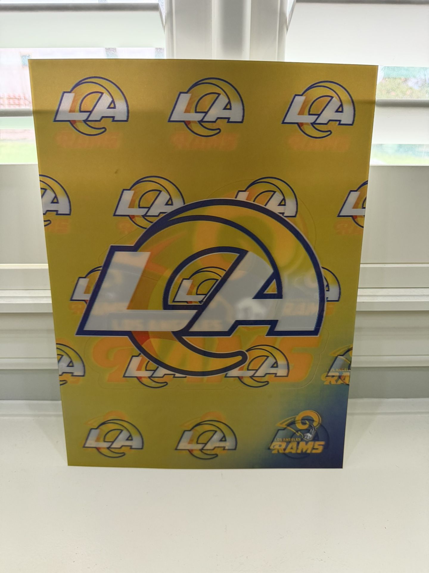 Los Angeles Rams 12” X 16”- 3D Poster