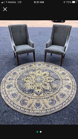 Microfiber Siting Chairs / Oriental Rug