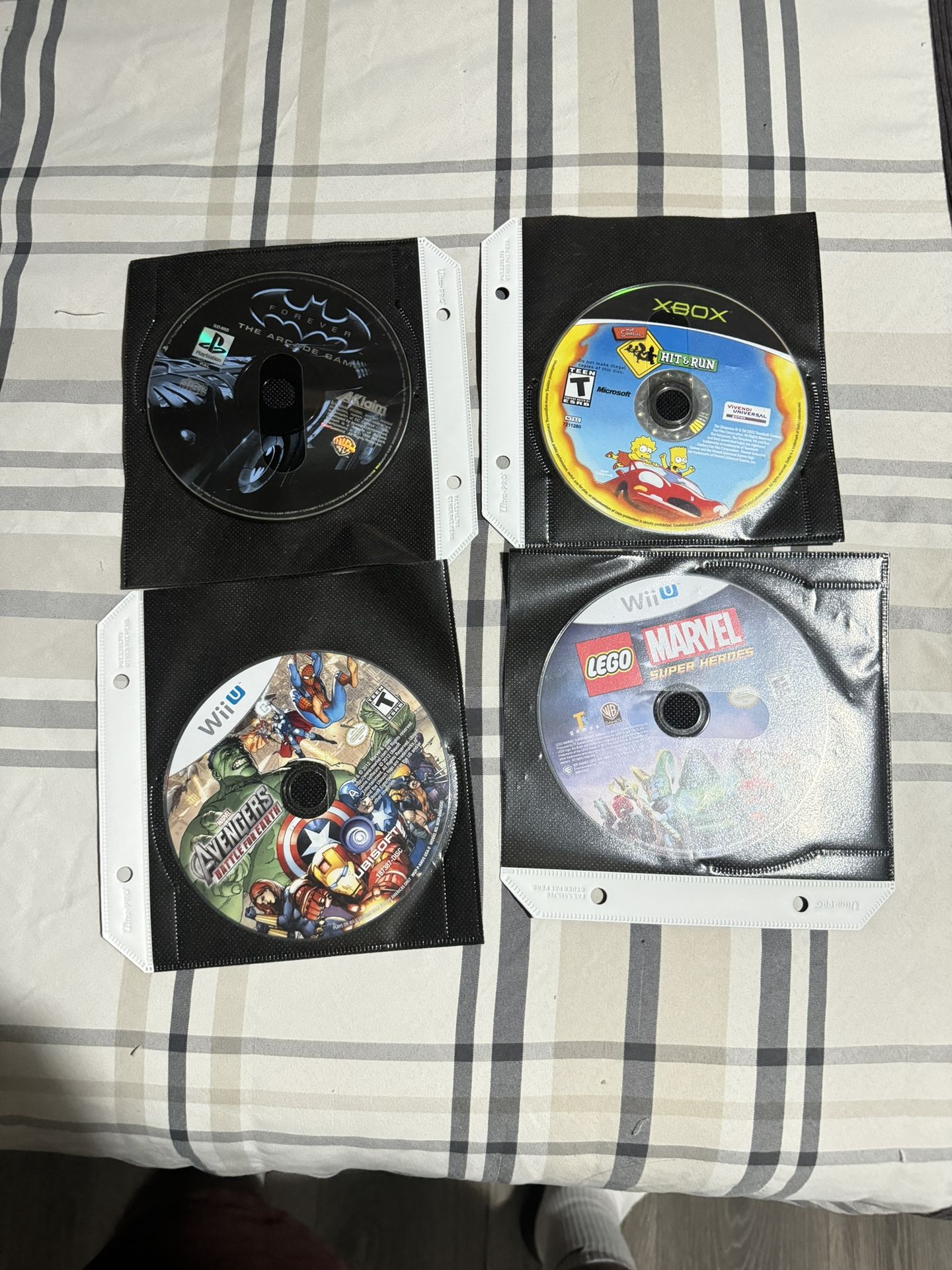 4 Disc Games Xbox Ps1 Wii U