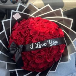 Roses Flowers Ramo Bouquet
