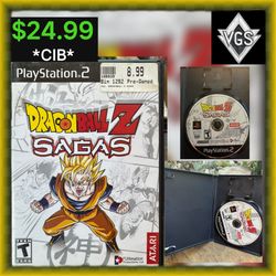 *CIB* Dragon Ball Z Sagas (Sony Playstation 2)