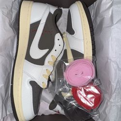 Jordan 1 Low Travis Scott Reverse Mocha Sz 9 9.5 10 10.5 11