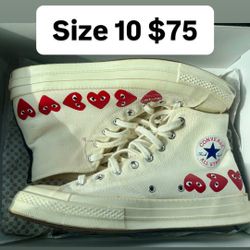 Converse CDG Size 10 Men Or Women’s 12