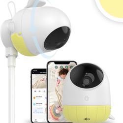   Baby Monitor,Covered Face Alert,Auto Photo Capture,Cry Soothing,2 Way Talk,Virtual Fence,2K HD,Night Vision,Temp Humidity,Breathing Detection ( plea