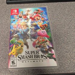 Super smash bros ultimate Nintendo switch