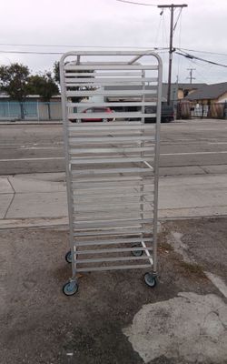 Aluminum pan rack
