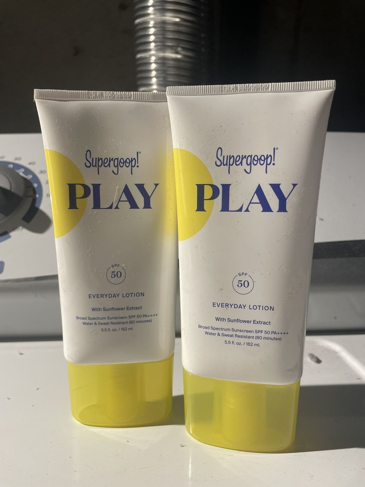 2 Unopened Supergoop Play Sunscreen SPF 50, 5.5 fl oz