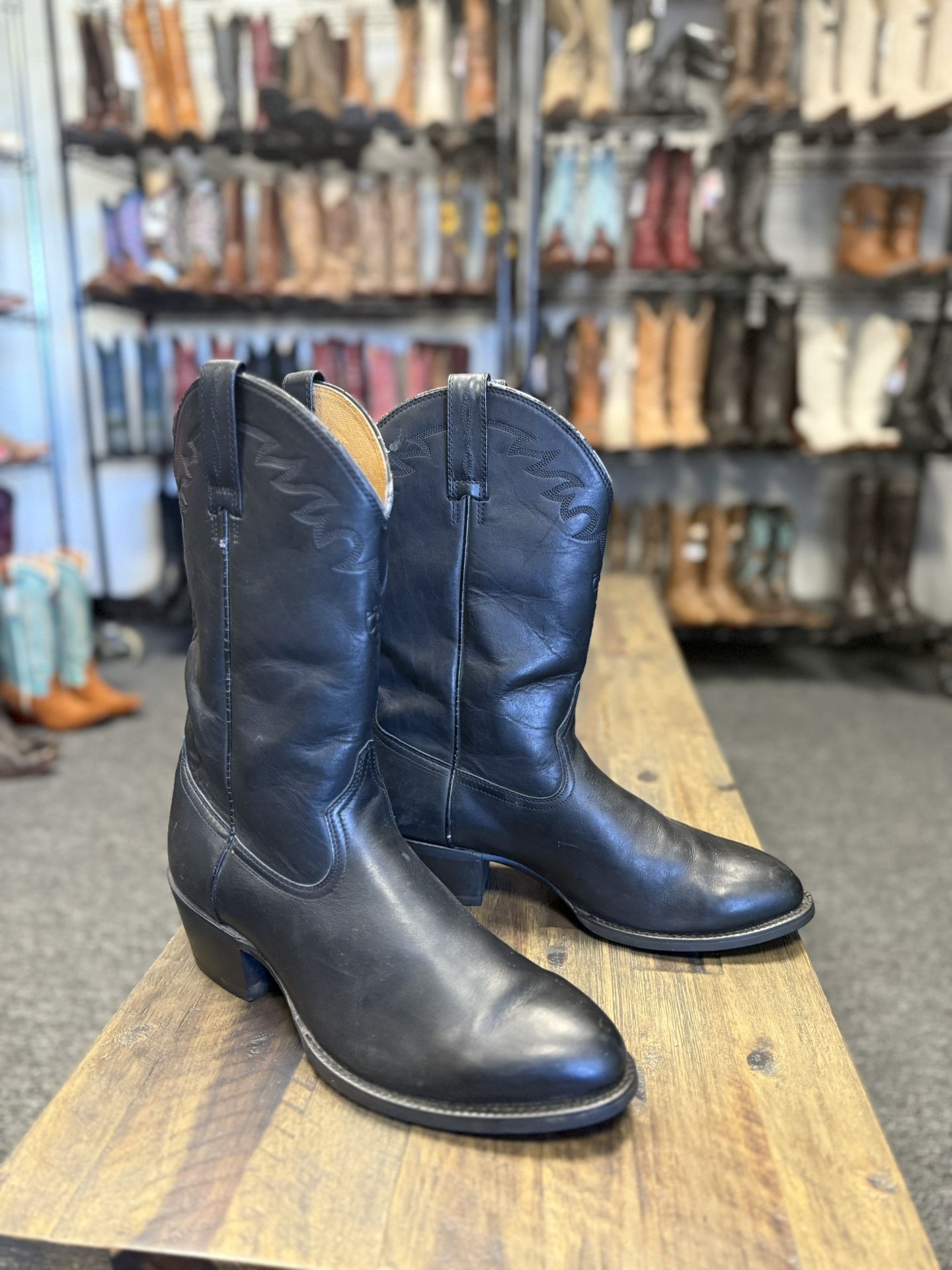 Ariat Sedona Western Boot Sz 11 EE Black Cowboy Work