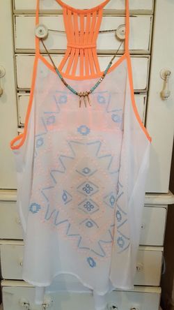 Women racer back top blouse small