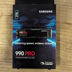 2 TB Samsung 990 Pro NVMe SSD