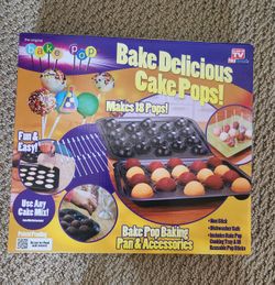 Cake Pops Bake Set (Pan and Reusable Pop Sticks)