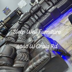 ✨️Reclining Sectionals Sofas ✨️ Furniture Sectionals, Bedrooms, Dining Avail