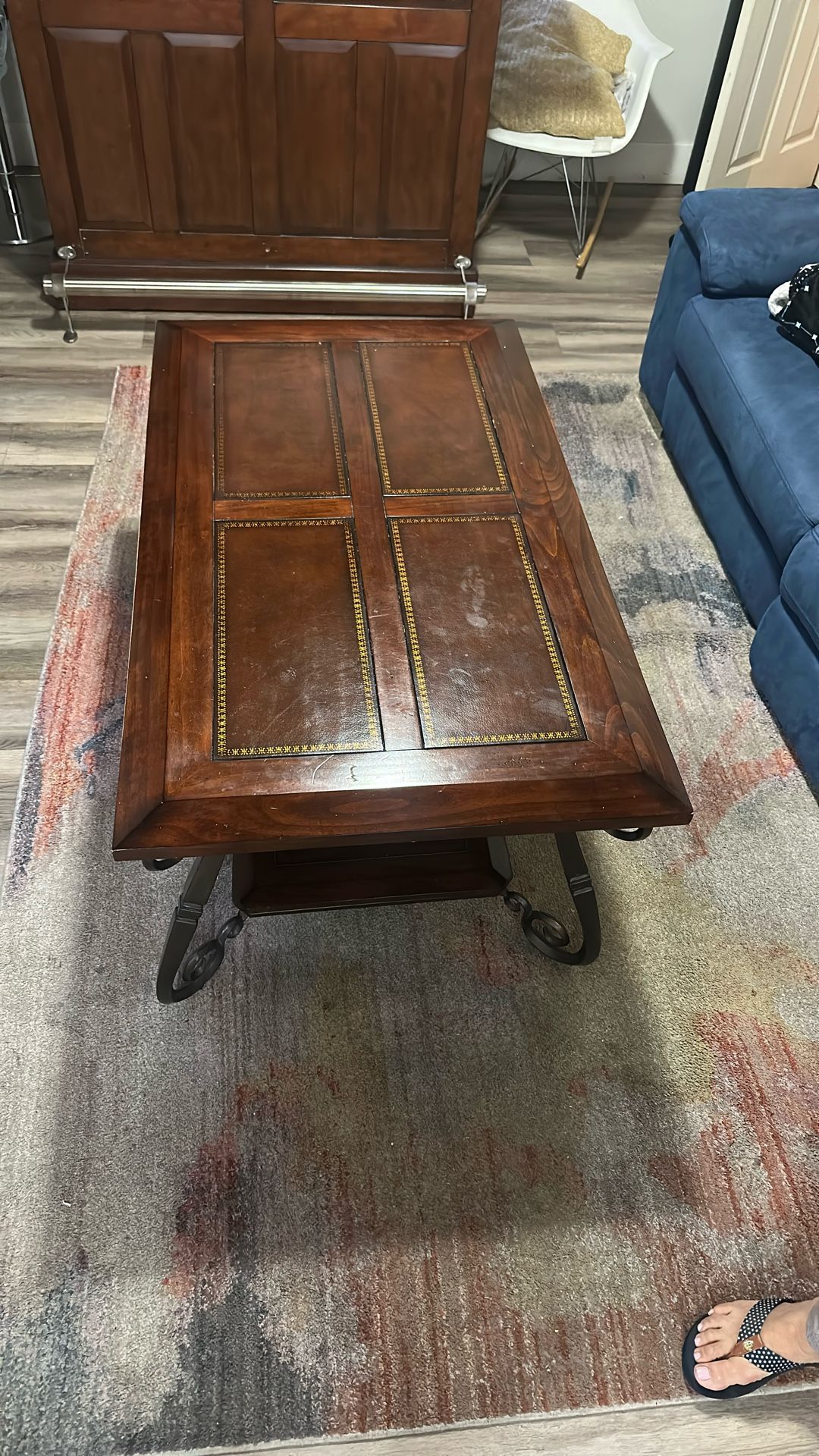 Coffee Table Wine Rack Cabinet