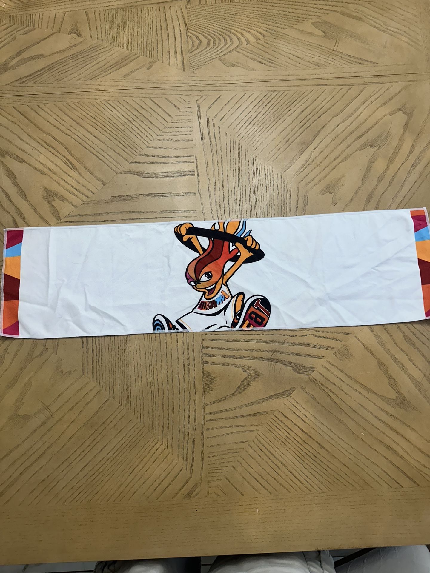 Miami Heat Logo Court Culture Mashup Towel