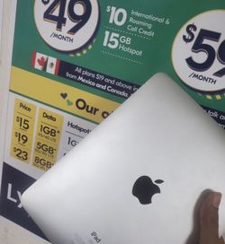 iPad unlocked with warranty