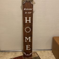 Welcome sign