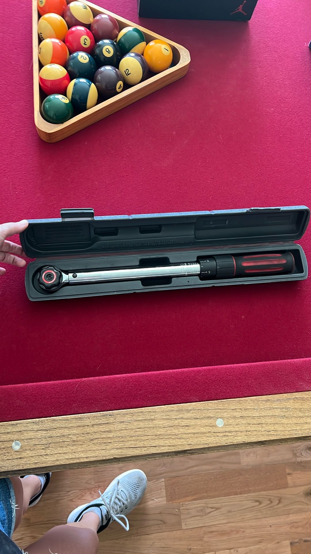 Performance Tool 3/8" Drive Pro Lock Torque Wrench, with Included Case and Dual Scale Adjustments