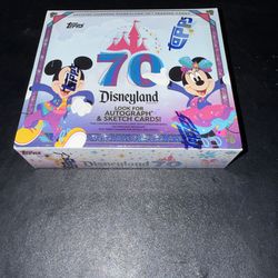 Disneyland 70th Anniversary Topps Hobby Box
