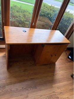 Real wood office desk