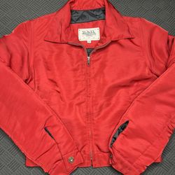 Women’s Von Dutch Bomber Jacket Red 