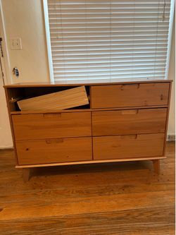 Large solid wood dresser - beautiful design!