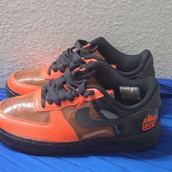 Nike CT1251-006 Air Force 1 Low Shibuya Halloween Orange Men's US 9