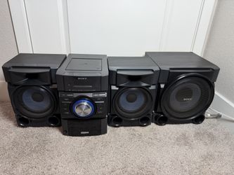 Sony MHC-EC909iP Hi-Fi System w/ 3 Speakers AM/FM/CD/iPod/iPhone Tested & Works