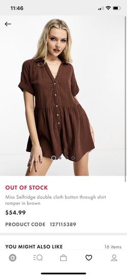Asos Brown Romper
