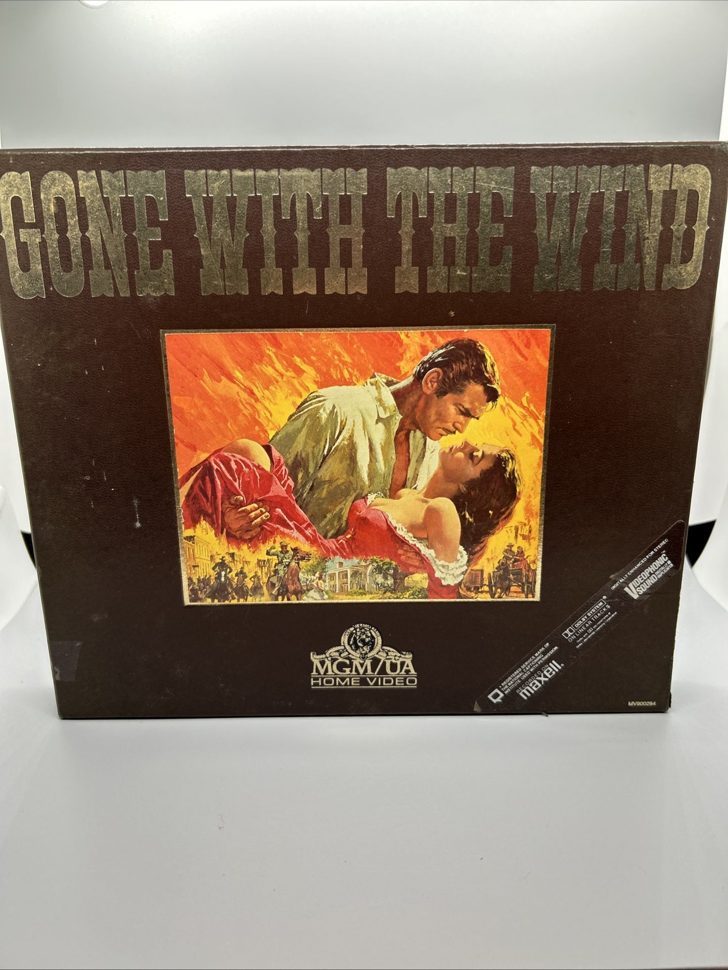 Gone with the Wind VHS Deluxe Edition Box Set MGM Home Video 2 Tape