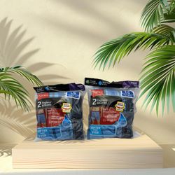 Hanes Men's L/G  Boxer Shorts Underwear 4 PAIRS Tagless  BLUE Boxers #841VTY