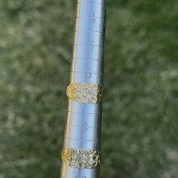 10k Gold Nugget Rings 