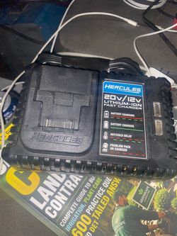 Hercules 20V/12V Lithium-Ion Fast Charger 20$