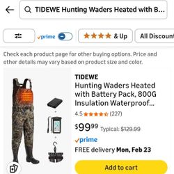 Heated Fishing Wader