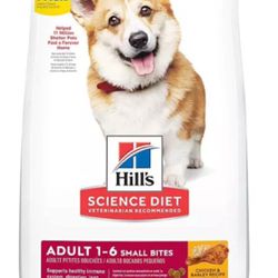 Hill's Science Diet Dry Dog Food Adult Small Bites Chicken & Barley Recipe 4.5 Lb