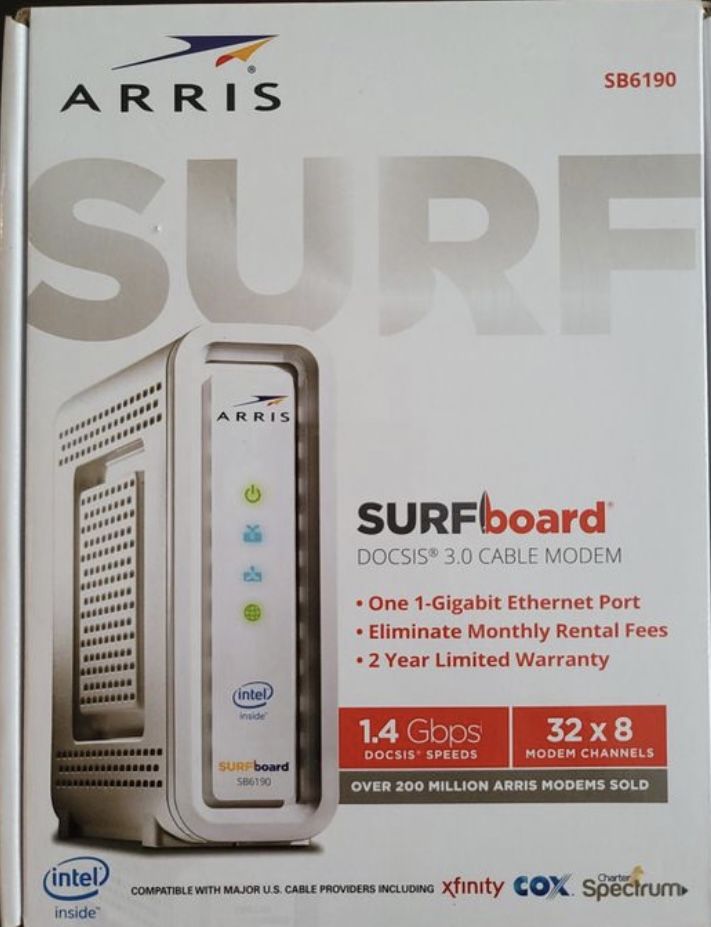 ARRIS SURFBOARD MODEM MODEL SB6190