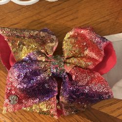 Rainbow Sparkling Bow 