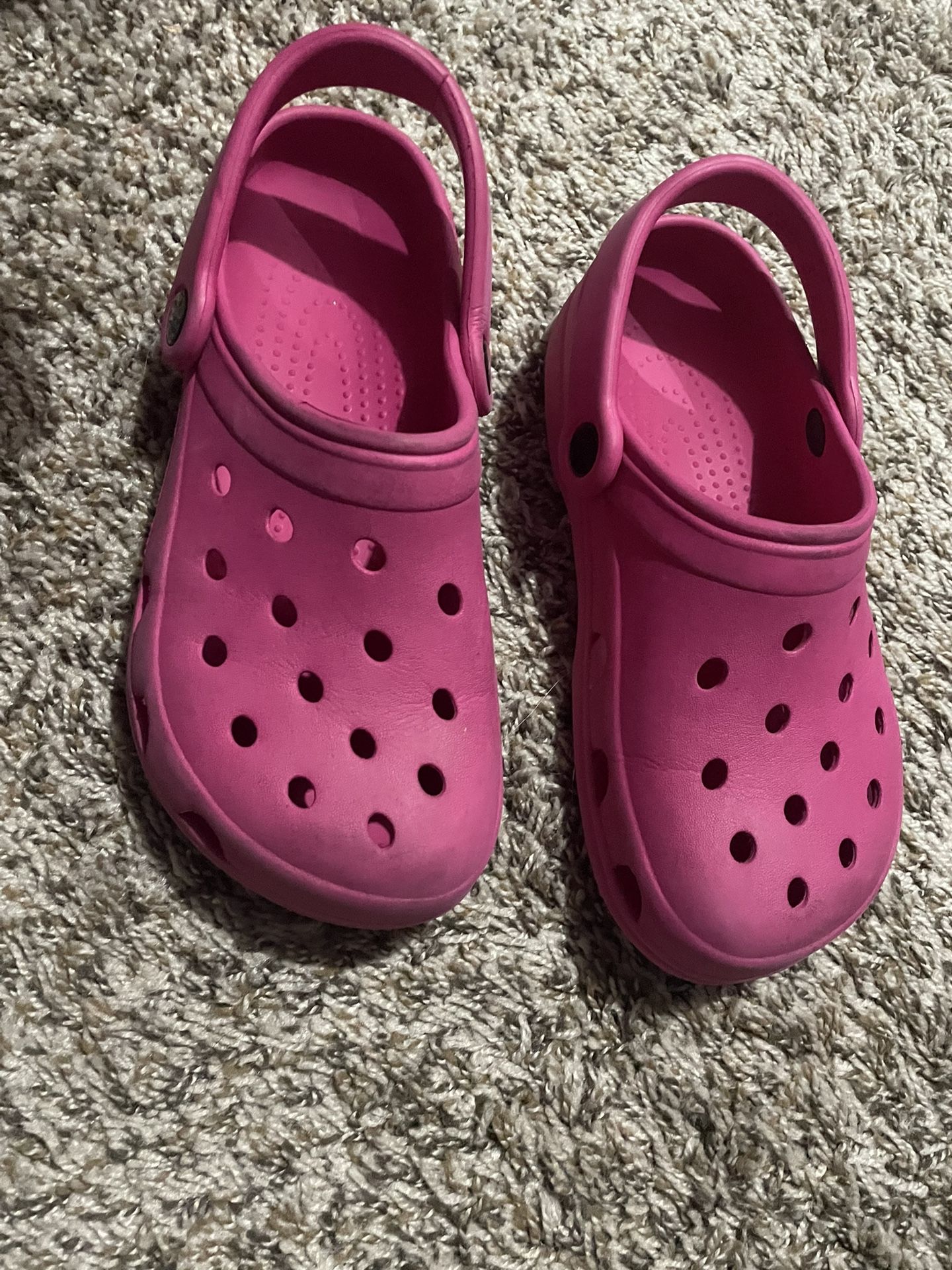 Pink Crocs, Size 6