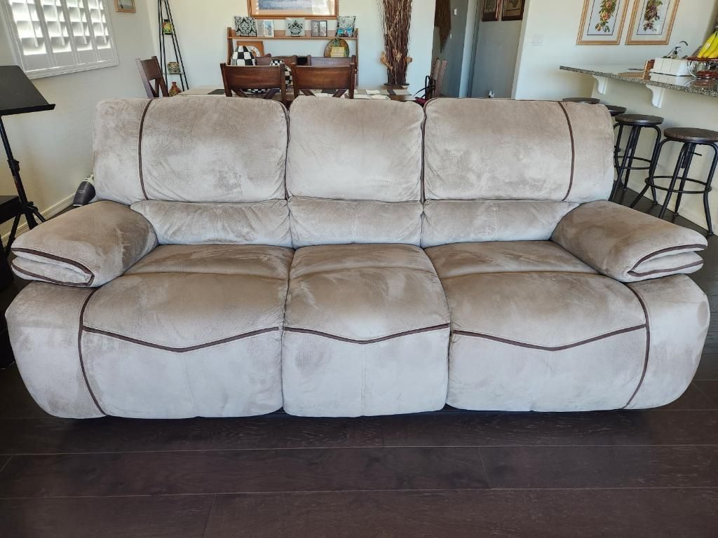 Couch Set (Reclining sofa, Reclining Rocking chair, Loveseat
