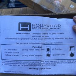 New Hollywood full To king Bed Frame