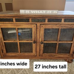 Very Sturdy Wood TV Stand