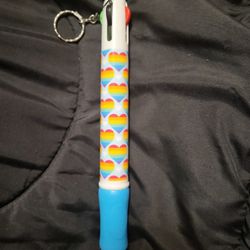 Giant Pen With Multi Colored Ink
